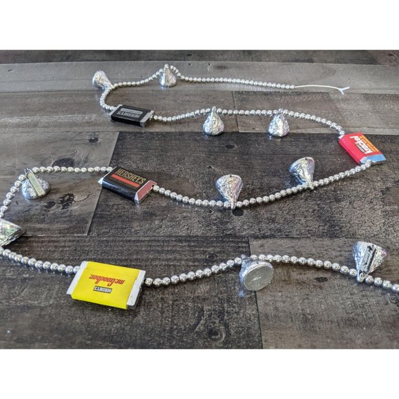 Hershey kisses Garland Xmas Mr goodbar crackle vin - Picture 3 of 5